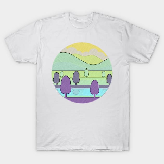 Landscape T-Shirt by MarcyRangel